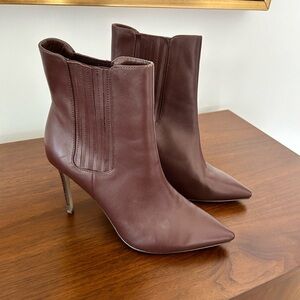 SAKS FIFTH AVENUE Leather Ankle Boots